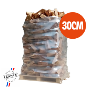 ballot de bois écorçé